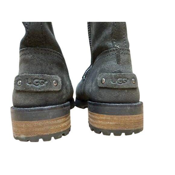 "UGG" Women's Calf Snow Boot SZ NO SIZE (7-7.5) MEASURE OF INSOLE Side Zip - Picture 8 of 14